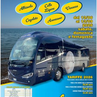 Dal Pinerolese al mare senza pensieri: sabato parte il nuovo bus del mare