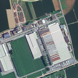 Airasca area skf dall'alto