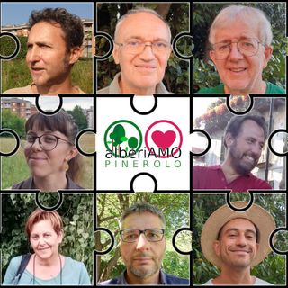 I componenti che portano avanti il progetto ‘Alberiamo Pinerolo’