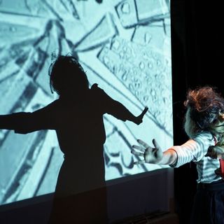 Una scena dello spettacolo