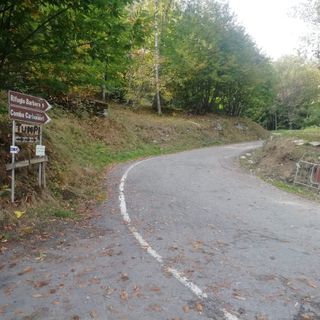 La strada della Comba Carbonieri