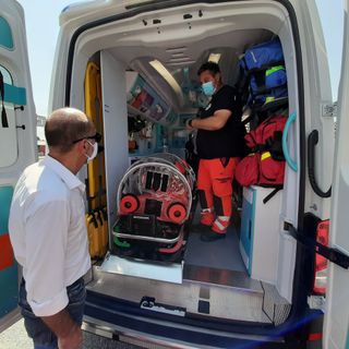 Valmora dona alla Croce verde di Bricherasio un’ambulanza a misura di Covid-19 (FOTO)
