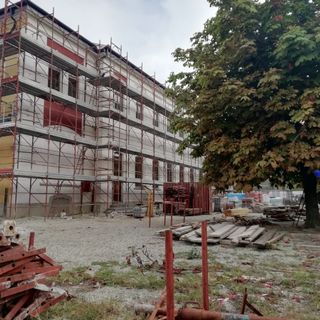 I lavori antisismici dello scorso anno alle elementari di Bricherasio