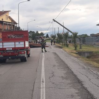 Tetto staccato a Cercenasco