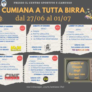 Da domani a Cumiana 5 giorni di festa a tutta birra