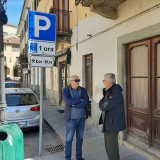 Il sindaco Costelli e il consigliere Roggero