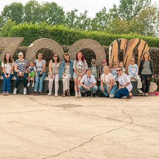 I piccoli in visita a Zoom