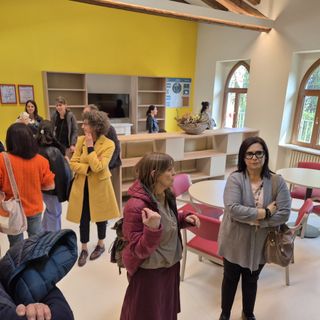 Il salone del nucleo Ciabot, inaugurato oggi