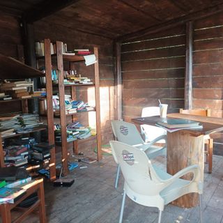 I danni all’interno della casetta