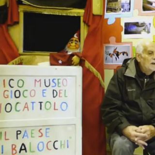 Giovanni Peyrot nel Museo del Gioco e del Giocattolo 2019