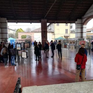 Uno scorcio della mostra a Macello