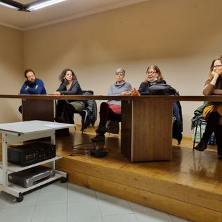 Da sinistra gli assessori Demuro e Difino, la sindaca Brussino, la direttrice Borghese e la vicesindaca Ferrari nell’incontro venerdì