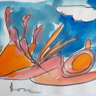 Un quadro di Massimo Tosco