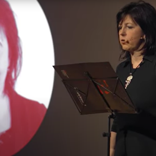 Silvia Lorenzino nell’intervento ‘Non chiamiamola vittima!’ del novembre del 2019 al Politecnico di Torino