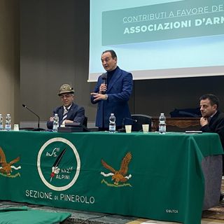 Da sinistra Buttigliero, Cirio e il sindaco Salvai