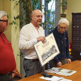 Da sinistra Andrea Balbo, Maurizio Trombotto, Franco Carminati e Margherita Drago (foto di Remo Caffaro)