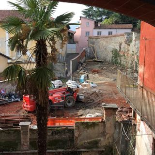 I lavori a Palazzo Acaja