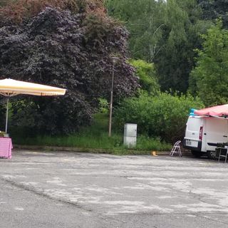 Il mercato di stamattina in piazza Avis a Pinerolo (foto di Cinzia Consolati)