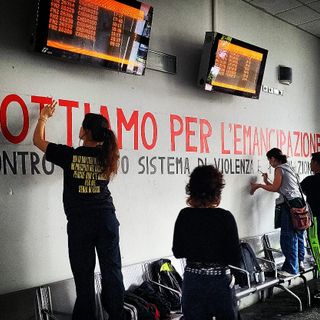 I giovani delle superiori al lavoro in sala d’attesa