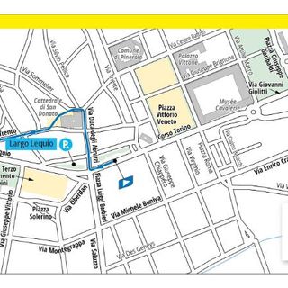 La posizione del parcheggio custodito