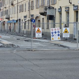 Il cantiere di piazza Roma