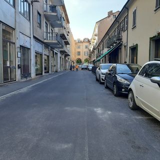 Primo tratto di via Virginio a Pinerolo