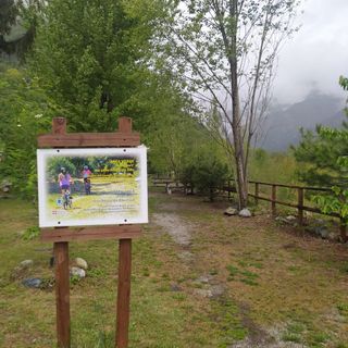 L’ingresso dell’area verde dove verranno piantati gli alberi per i neonati