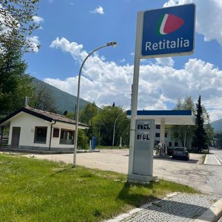 Il distributore di Pragelato