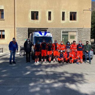 Nuova ambulanza per postazione Tango a Pragelato