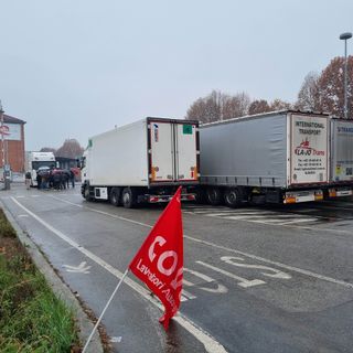 La protesta di stamattina