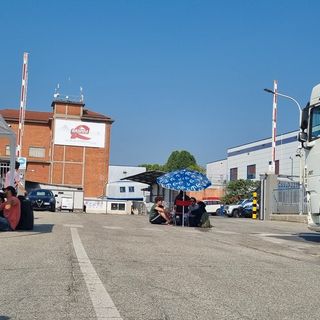 Il picchetto di stamattina