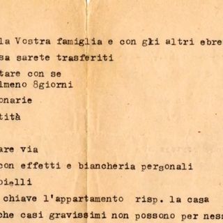 Screenshot documentario su deportazione ebrei Ghetto Roma 1943