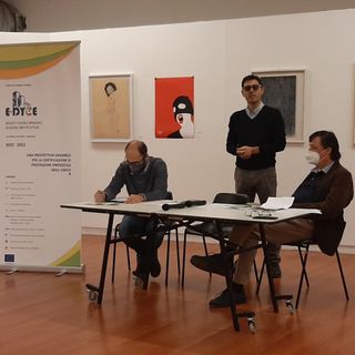 Da sinistra Chiesa, Cogno e Borgarello