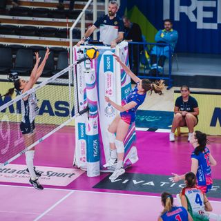 Attacco di Polder (foto di Lega volley femminile)