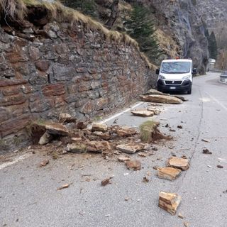 Pericolo frane sulla Provinciale 169 della Val Germanasca: interviene la Città metropolitana