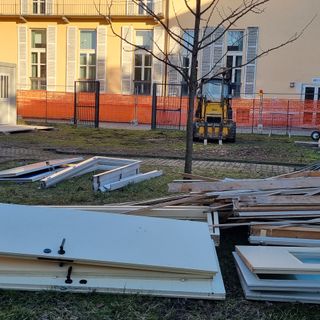 Il cantiere a Vigone