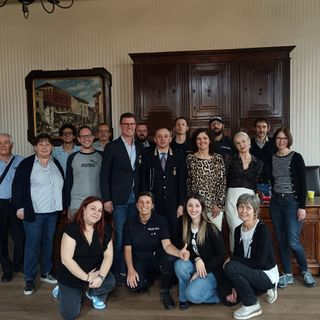 La festa in Comune a Vigone per il pensionamento di Marco Peiretti