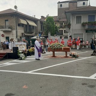 I funerali di Abate, sindaco di Vigone