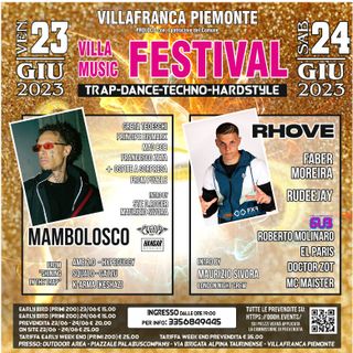 Trap, dance, techno e hardstyle: è in arrivo il Villa Music Festival