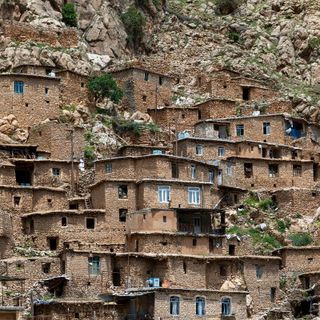 Il villaggio curdo di Palangan in Iran