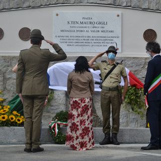 Villar Perosa dedica una piazza all’alpino caduto in Afghanistan Mauro Gigli (FOTO)