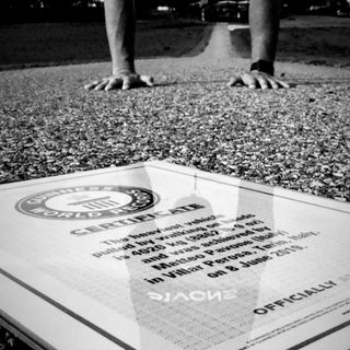 Il certificato del Guinness dei Primati