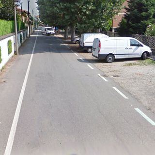 Un tratto di via Risorgimento a Volvera