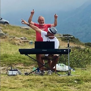 Dario Mele con Lorenzo Santangelo