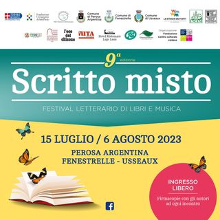 IX edizione del Festival letterario ‘Scritto misto’ di libri e musica