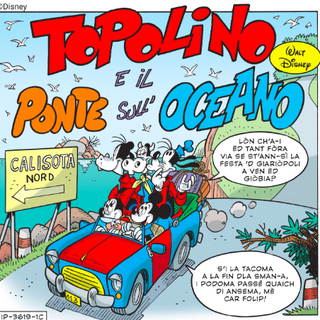 Topolino parla in torinese: domani in edicola, la storia &quot;Topolino e il ponte sull’oceano&quot; in dialetto