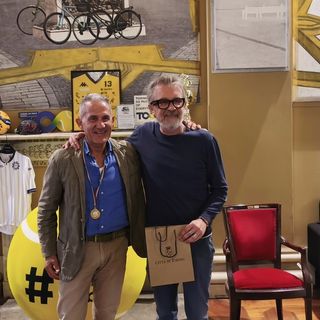 Antonio, professore di Cumiana, ha percorso tutta la ciclovia VenTo