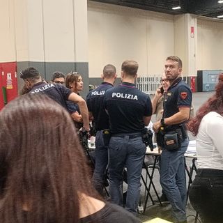 Al test è intervenuta anche la Polizia