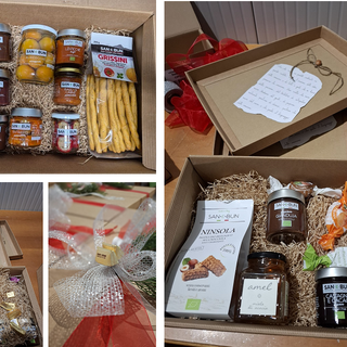 Cesti Natalizi con selezione fra i migliori prodotti alimentari della tradizione Piemontese