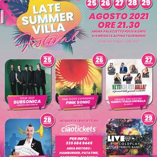 Villafranca Piemonte 'butta il cuore oltre l'ostacolo' con il Late Summer Villa Festival